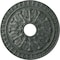 Ekena Millwork Warsaw Ceiling Medallion (Canopies up to 3 1/2"), 18"OD x 3 1/2"ID x 1 3/8"P, Athenian Green Crackle CM18WAAGC - alternate 1